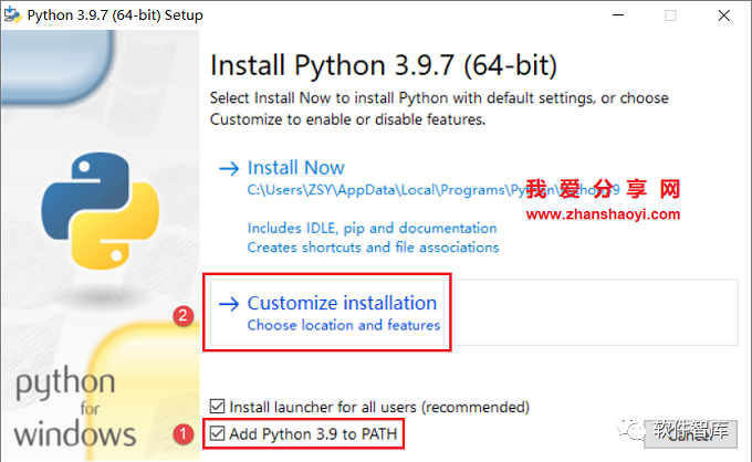 Python3.9.7英文版軟件分享和安裝教程插圖2