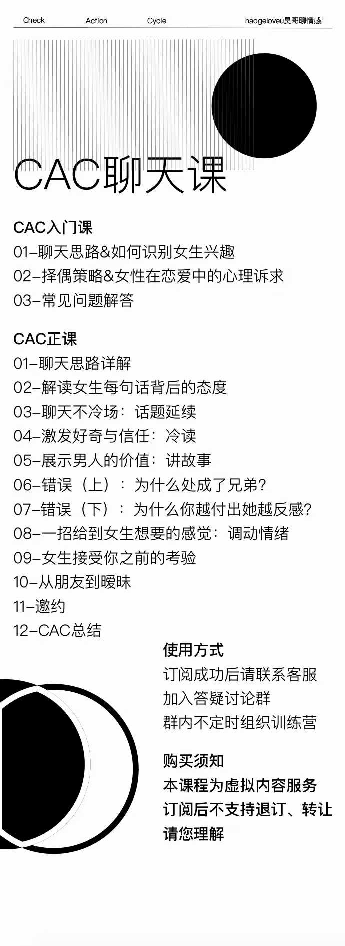 昊哥聊情感CAC1.0聊天課插圖