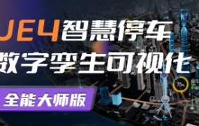 UE4智慧停車數(shù)字孿生可視化全能大師版2022百度網(wǎng)盤插圖