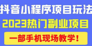 抖音小程序9.0新技巧，2023熱門副業(yè)項(xiàng)目，輕松變現(xiàn)百度網(wǎng)盤插圖