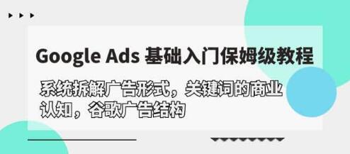 《GoogleAds基礎入門教程》系統(tǒng)拆解谷歌廣告結(jié)構(gòu)插圖