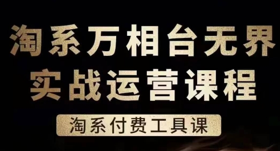 淘系萬相臺無界實戰(zhàn)運營課，淘系付費工具課插圖