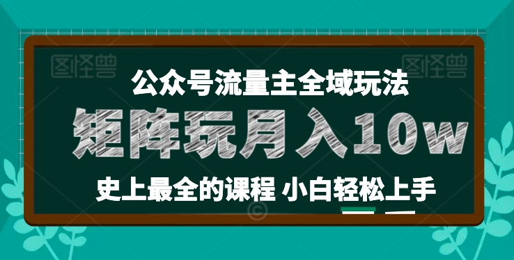 麥子甜公眾號流量主全新玩法，核心36講小白也能做矩陣，月入10w+插圖