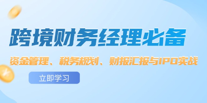 跨境財(cái)務(wù)經(jīng)理必備：資金管理、稅務(wù)規(guī)劃、財(cái)報(bào)匯報(bào)與IPO實(shí)戰(zhàn)插圖