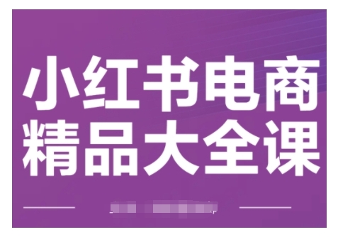 小紅書電商精品大全課，快速掌握小紅書運(yùn)營技巧插圖