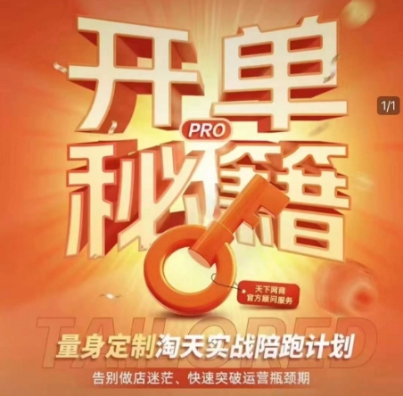 淘寶開單秘籍PRO，量身定制淘天實戰(zhàn)陪跑計劃，插圖